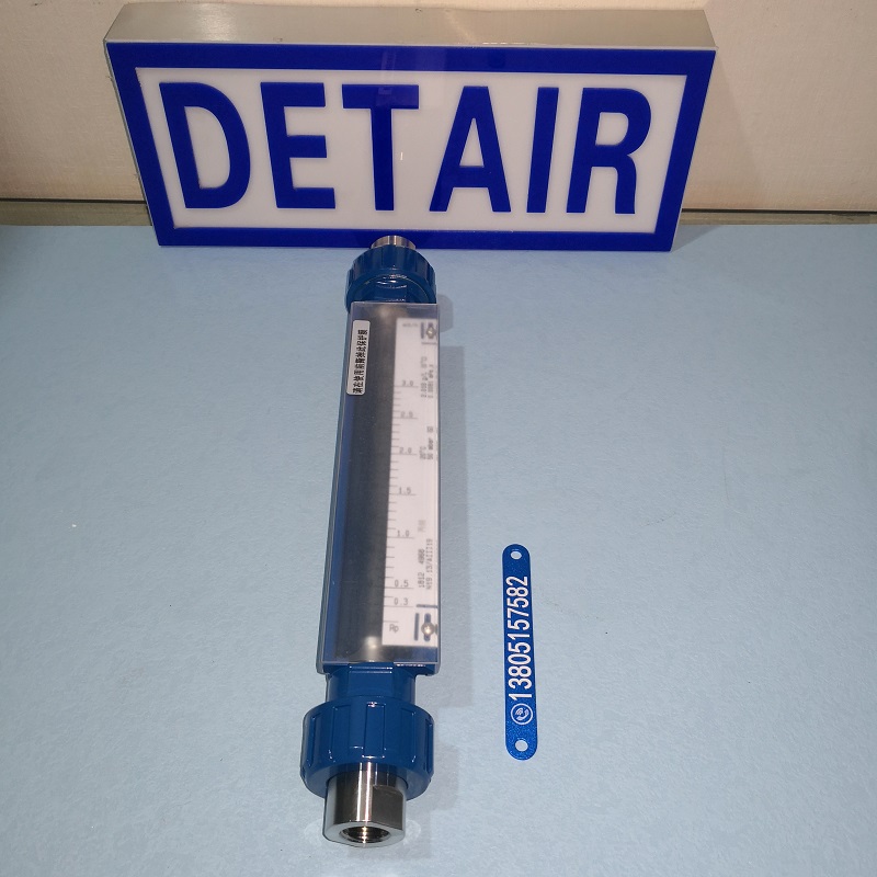 VA20-15F防腐型玻璃转子流量计,G1/2管螺纹连接,气体液体,玻璃管流量计