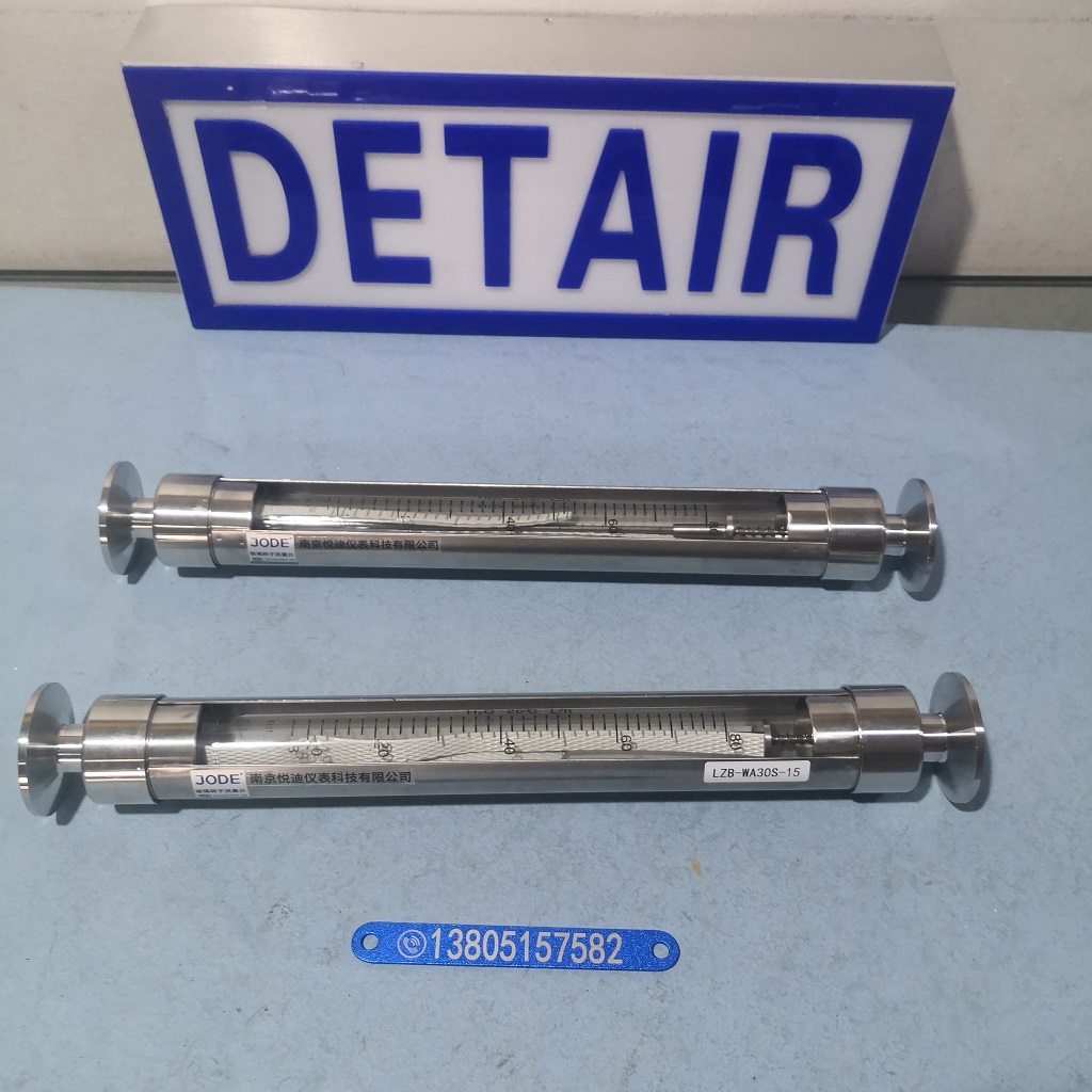 卫生型玻璃转子流量计LZB-WA30S-15,DN15不锈钢卫生卡盘玻璃转子流量计
